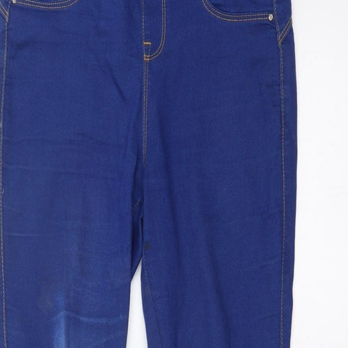 DENIM CO Womens Blue   Jegging Leggings Size 8 L29 in