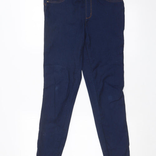 DENIM CO Womens Blue   Jegging Leggings Size 12 L27 in