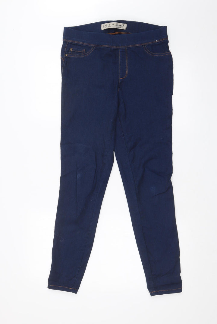 DENIM CO Womens Blue Jegging Leggings Size 12 L27 in