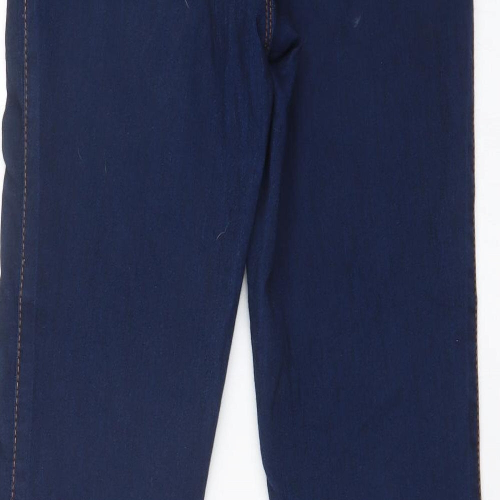 DENIM CO Womens Blue   Jegging Leggings Size 12 L27 in