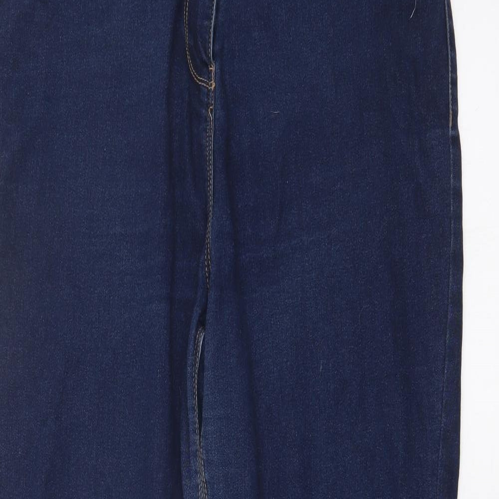 PAPYA Womens Blue   Skinny Jeans Size 14 L26 in