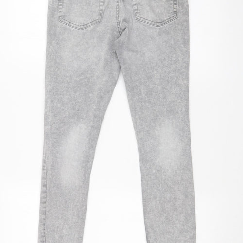 DENIM CO Womens Grey   Skinny Jeans Size 12 L26 in