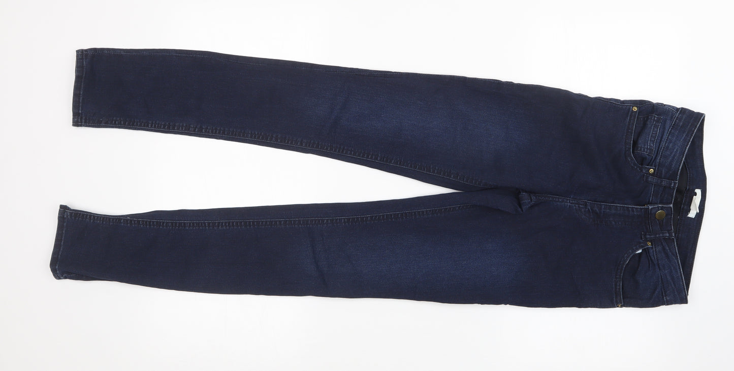 H&M Womens Blue   Straight Jeans Size 6 L30 in