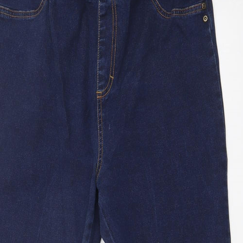 Preworn Womens Blue   Straight Jeans Size 32 in L25 in