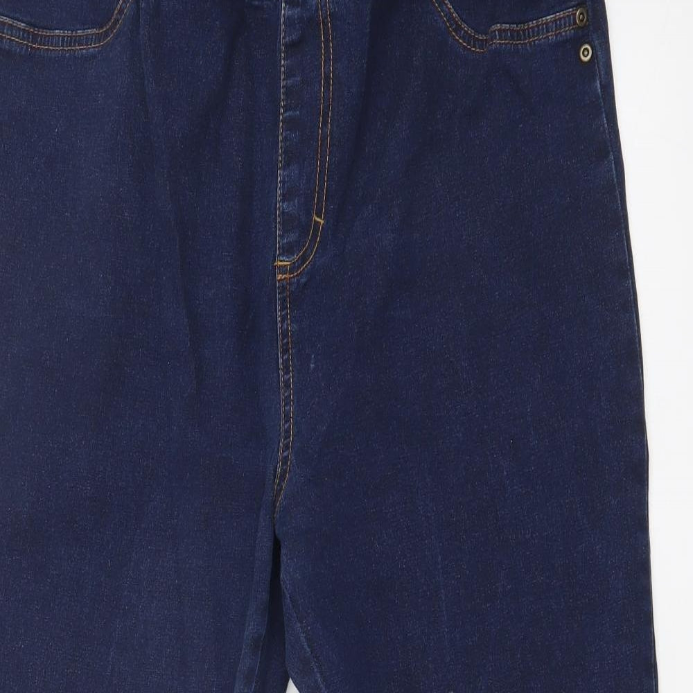 Preworn Womens Blue   Straight Jeans Size 32 in L25 in