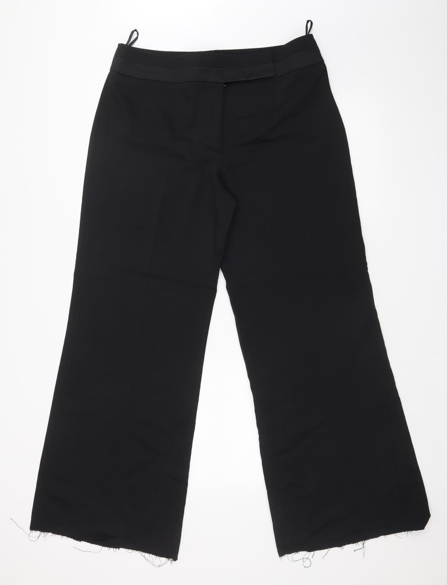 Coast Womens Black   Trousers  Size 16 L31 in