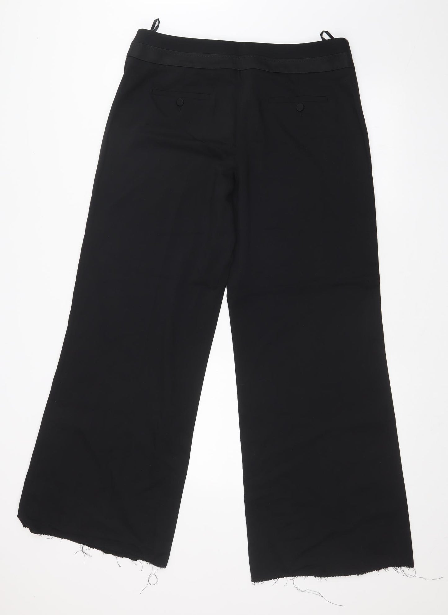 Coast Womens Black   Trousers  Size 16 L31 in