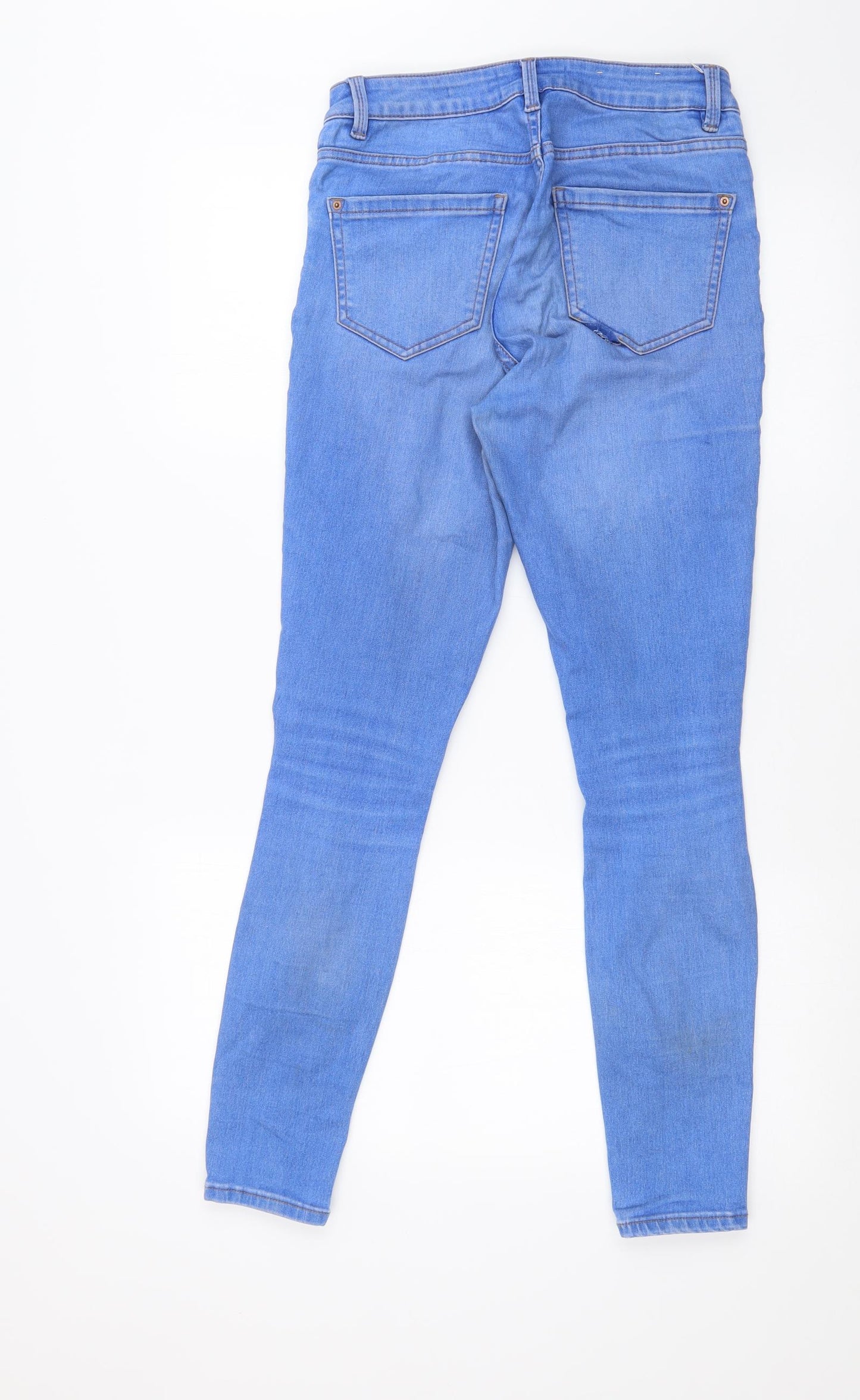 New Look Womens Blue   Skinny Jeans Size 10 L28 in