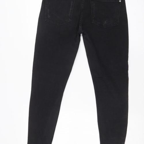 DIAMONDS & DIVA Womens Black   Skinny Jeans Size 10 L25 in