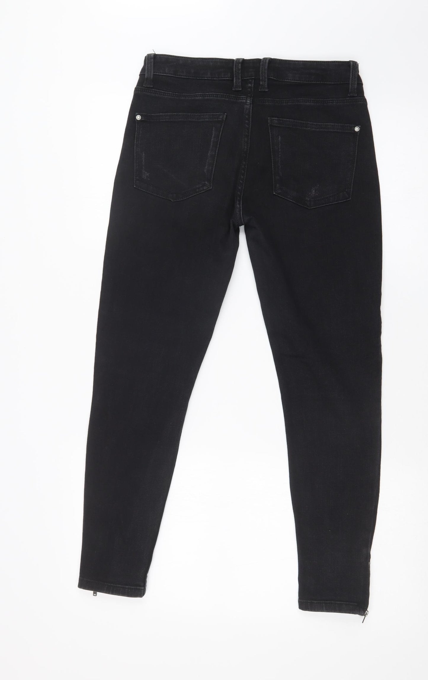 DIAMONDS & DIVA Womens Black   Skinny Jeans Size 10 L25 in