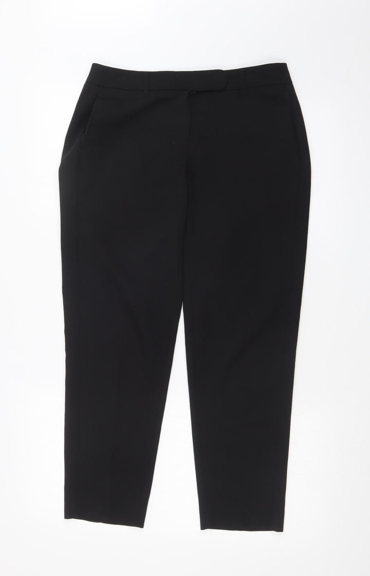 Dorothy Perkins Womens Black Trousers Size 8 L26 in