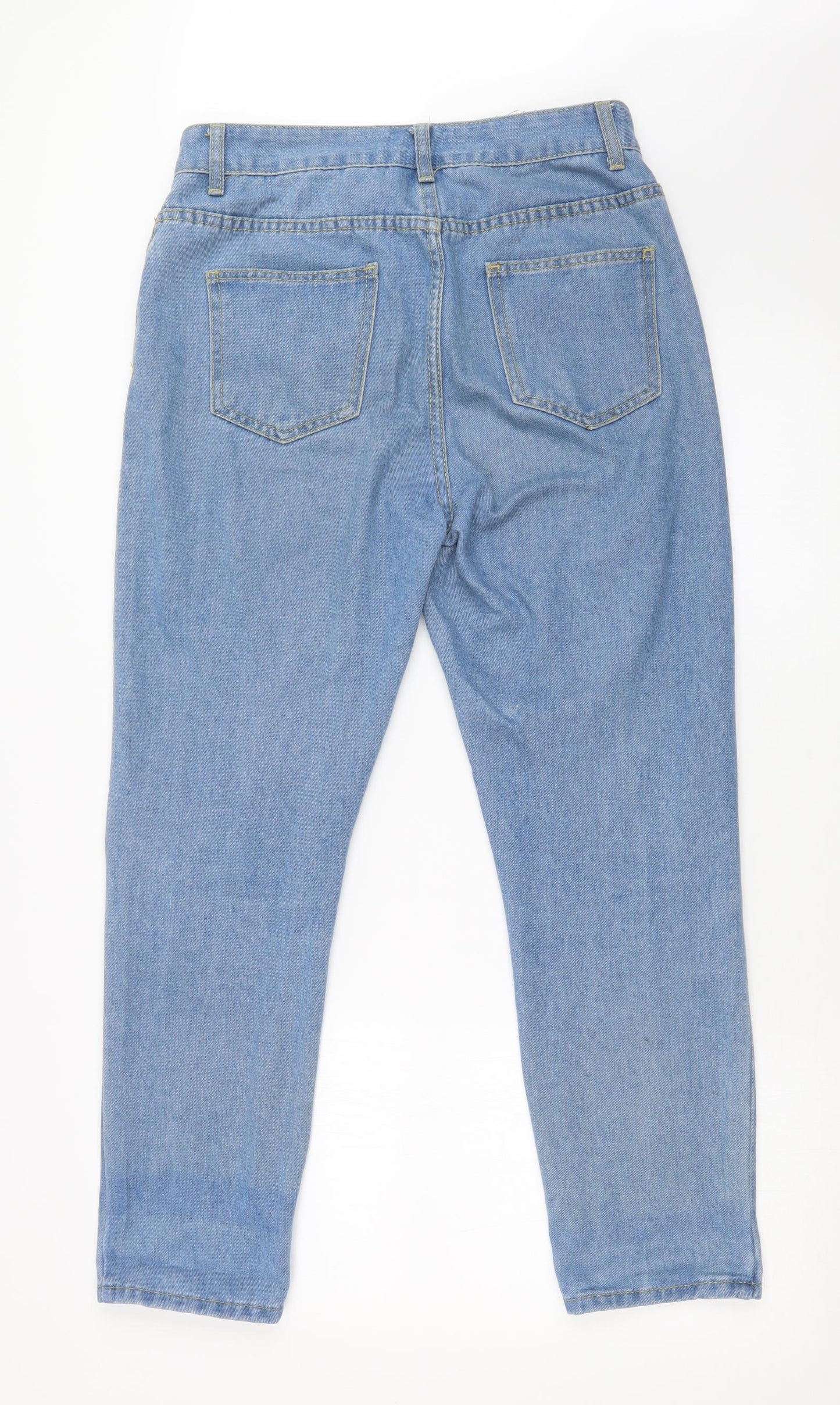 Boohoo Womens Blue   Mom Jeans Size 10 L27 in