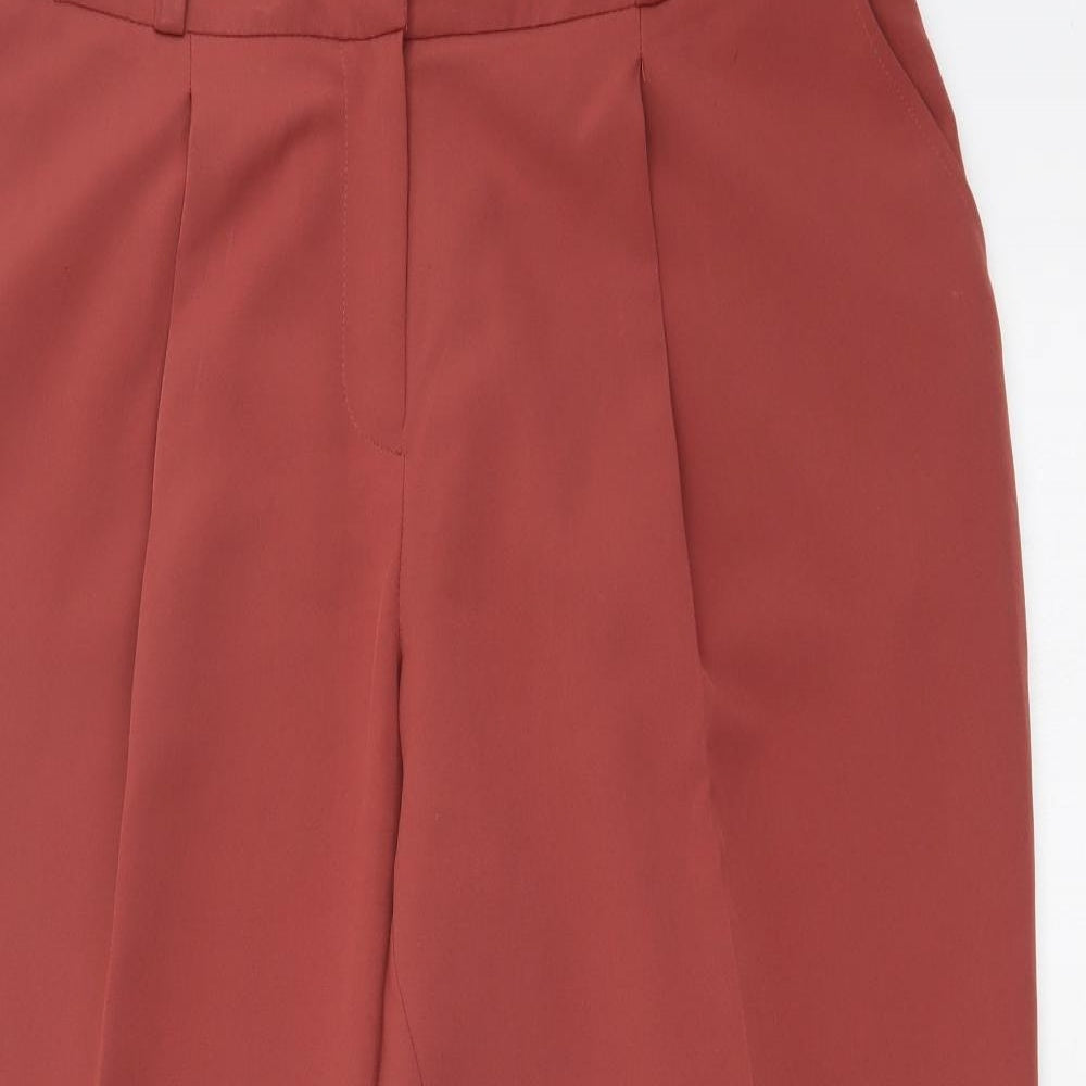 New Look Womens Red   Dress Pants Trousers Size 14 L24 in