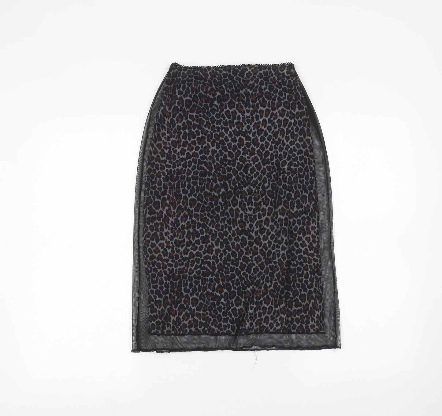 Pilot Womens Black   A-Line Skirt Size 8