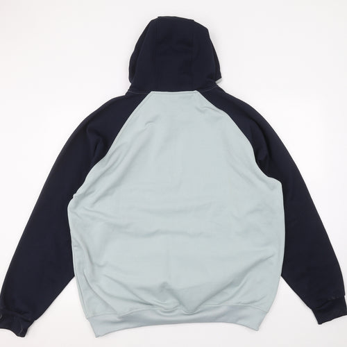 Carbrini Mens Blue   Pullover Hoodie Size L