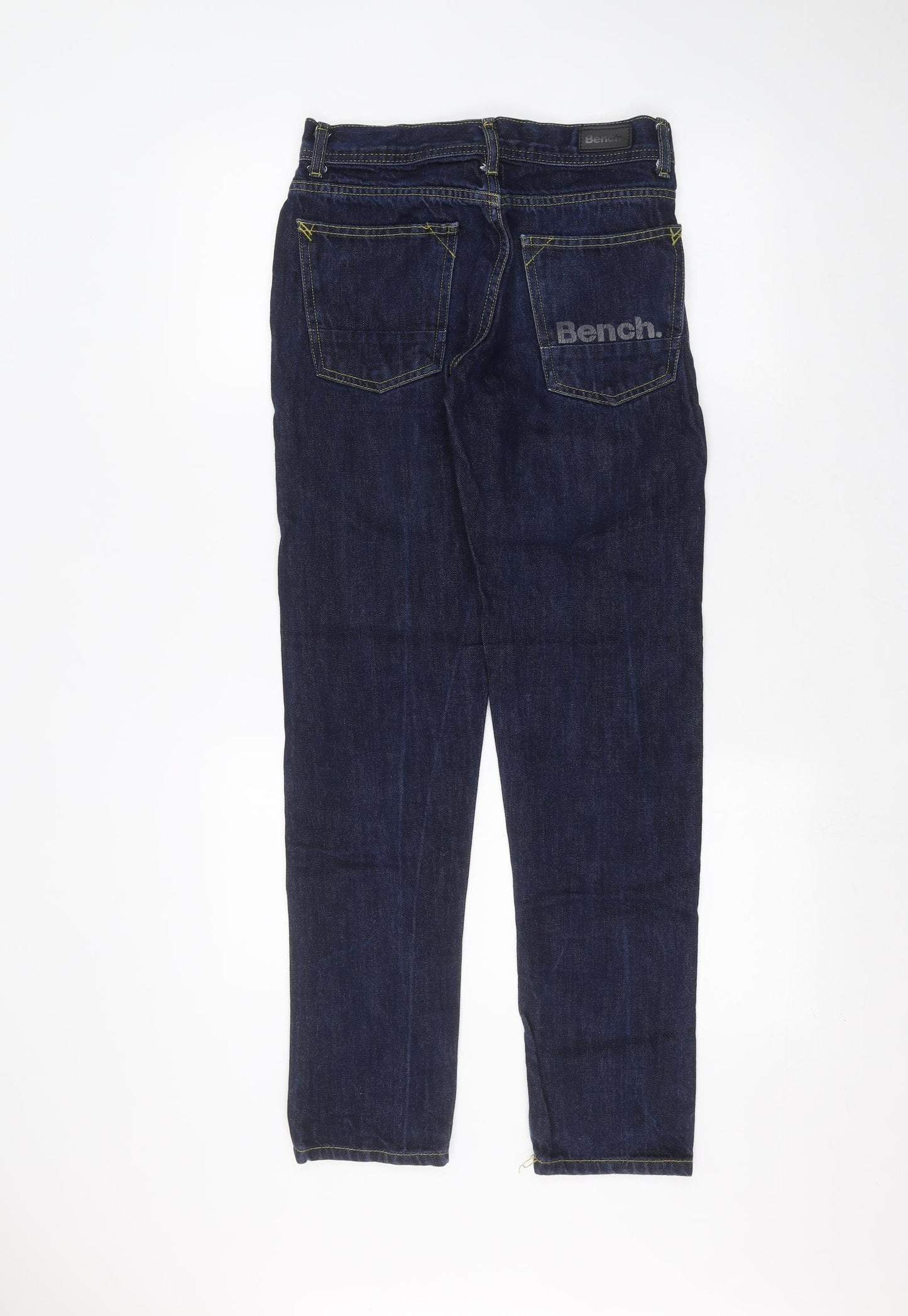 Bench Mens Blue  Denim Straight Jeans Size 28 in L32 in