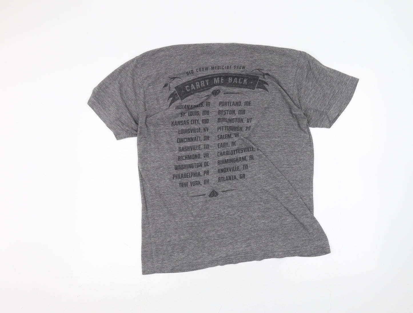 Preworn Womens Grey   Basic T-Shirt Size L