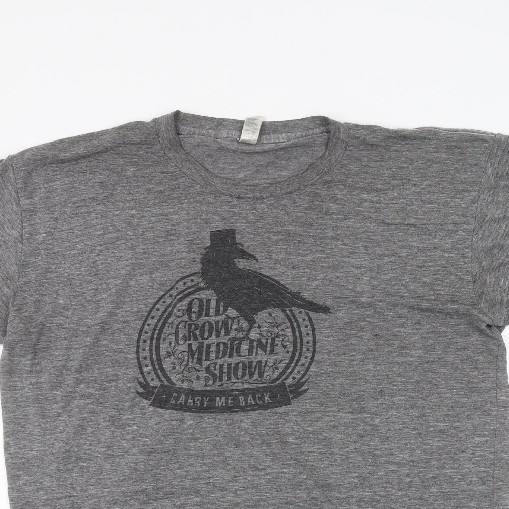 Preworn Womens Grey   Basic T-Shirt Size L