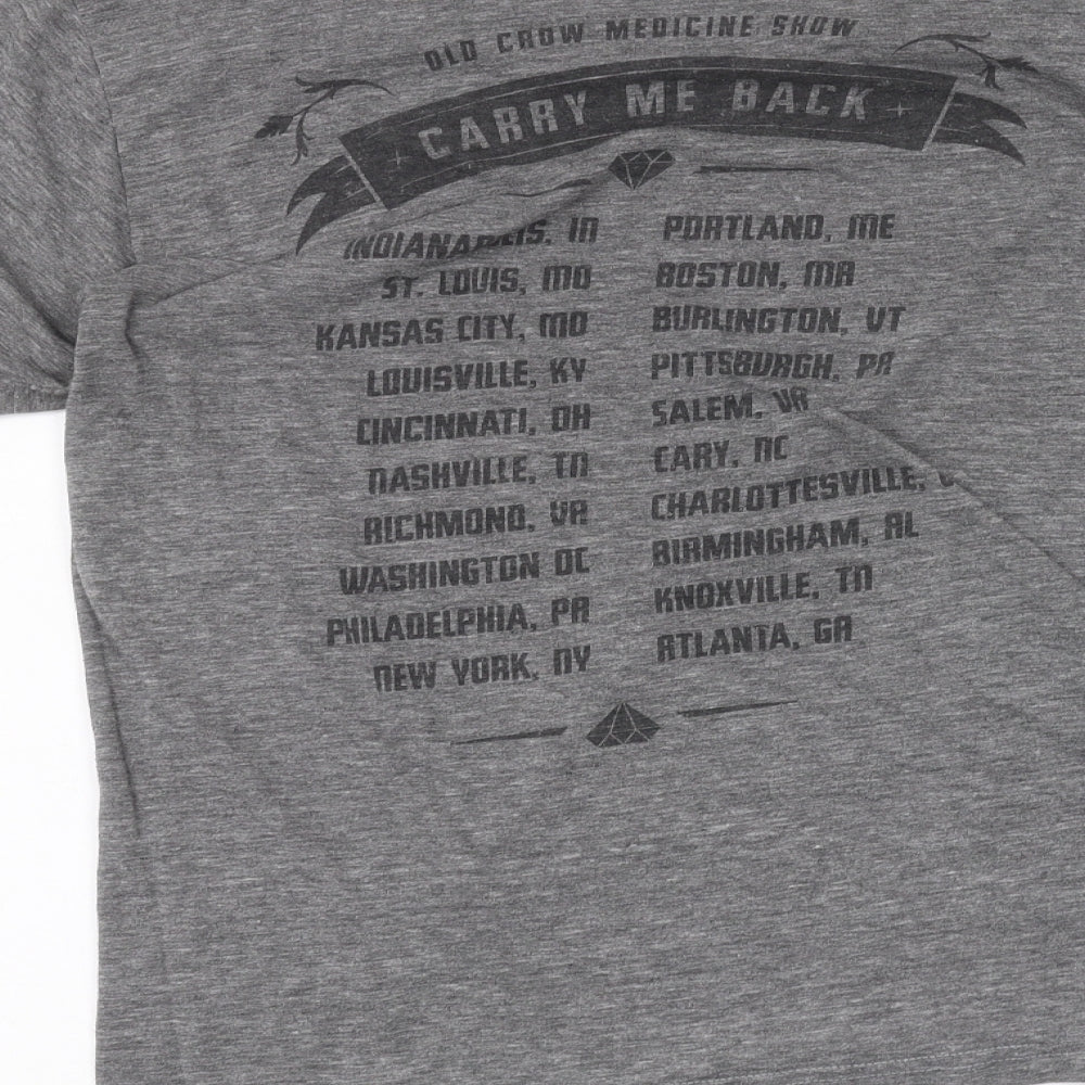 Preworn Womens Grey   Basic T-Shirt Size L