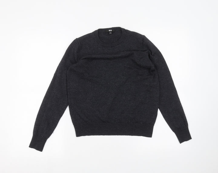 Uni Boys Black   Pullover Jumper Size L