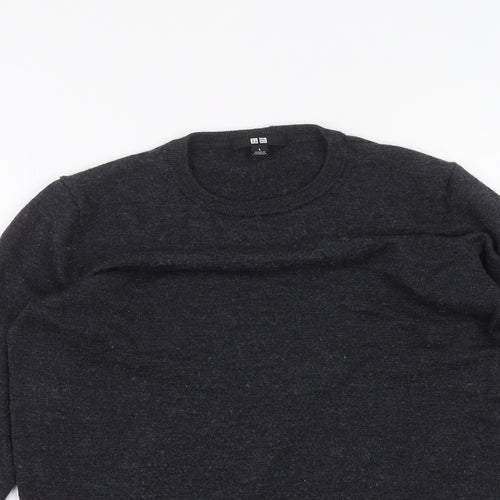 Uni Boys Black   Pullover Jumper Size L