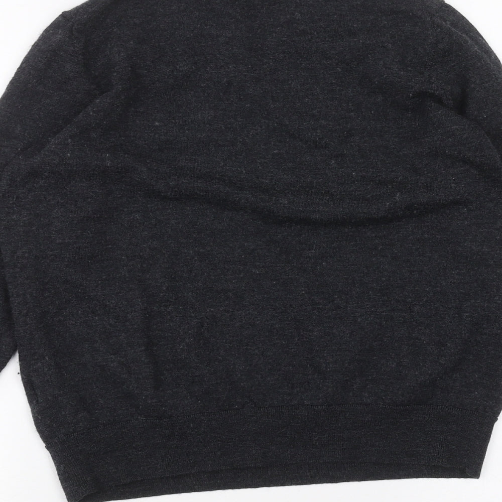 Uni Boys Black   Pullover Jumper Size L