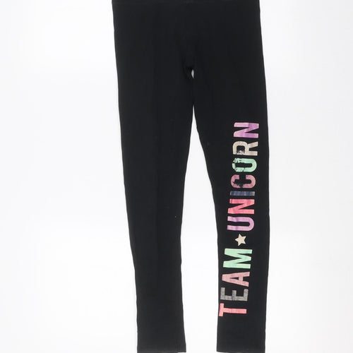 Primark Girls Black   Jegging Trousers Size 11-12 Years
