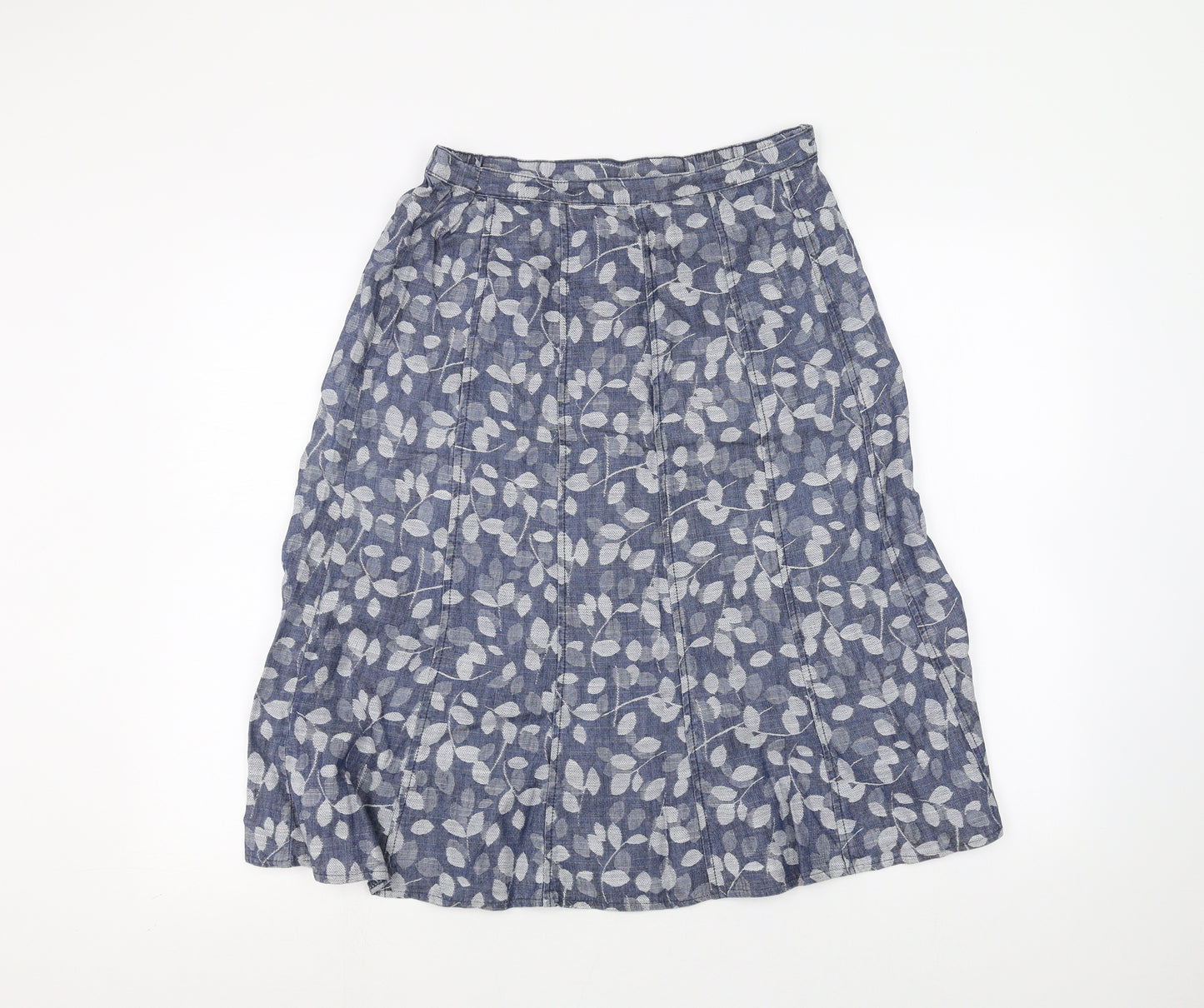 Marks and Spencer Womens Blue   A-Line Skirt Size 10
