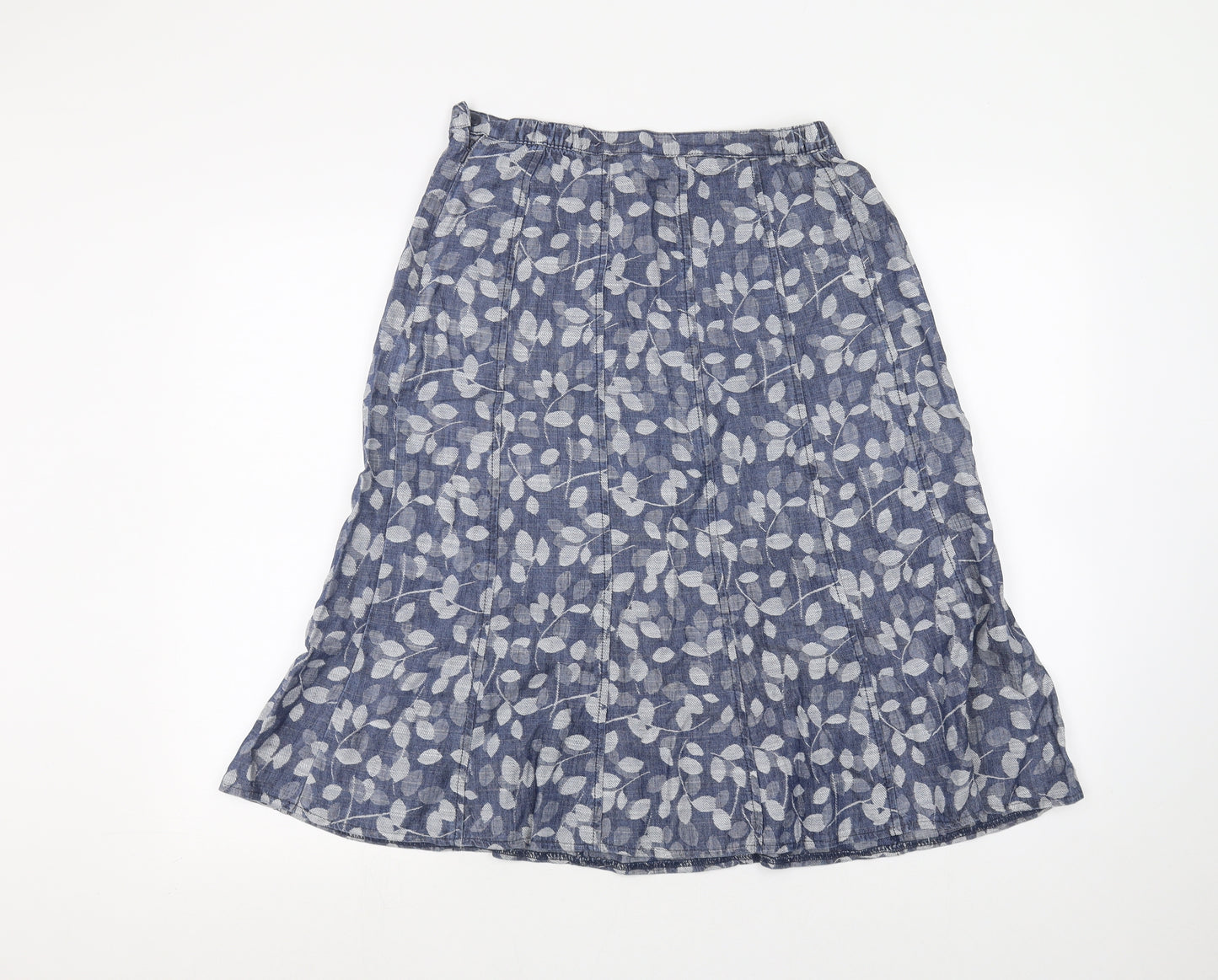 Marks and Spencer Womens Blue   A-Line Skirt Size 10