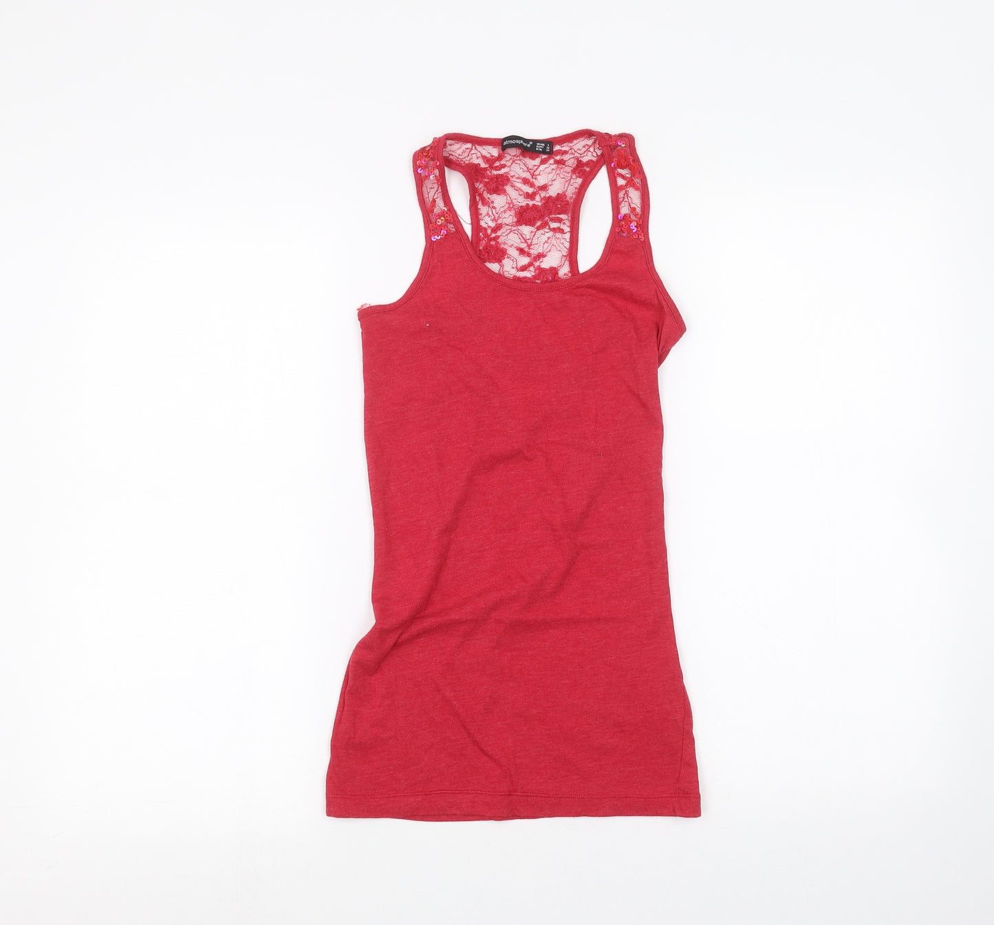 Atmosphere Womens Red   Basic Tank Size 8