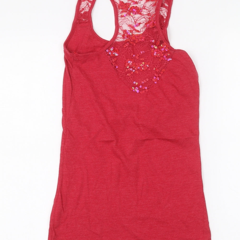 Atmosphere Womens Red   Basic Tank Size 8