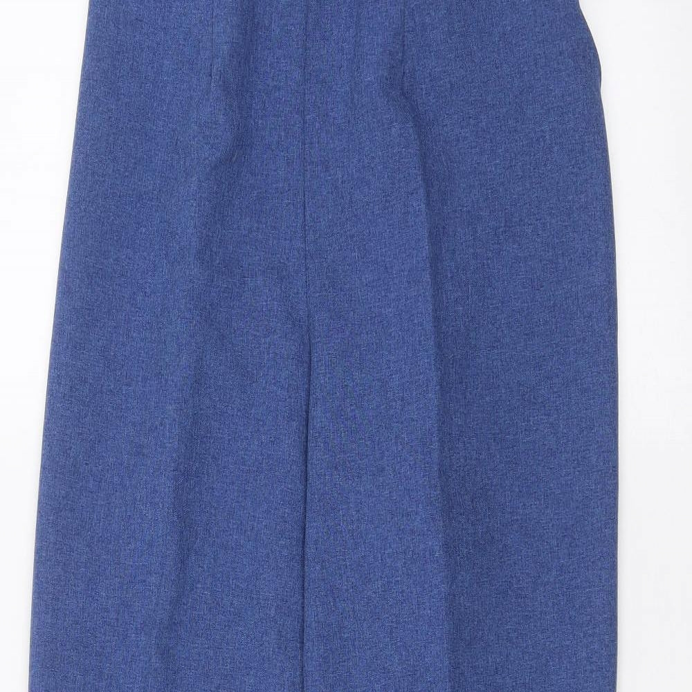 Preworn Womens Blue   Trousers  Size 14 L25 in