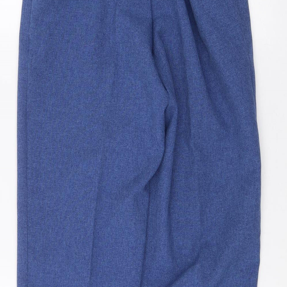 Preworn Womens Blue   Trousers  Size 14 L25 in