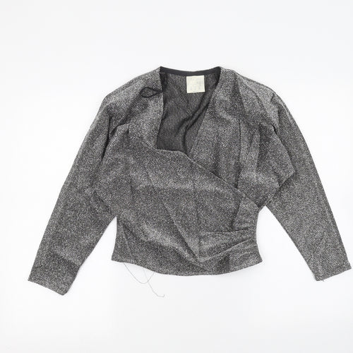 on line Womens Silver   Basic T-Shirt Size 12