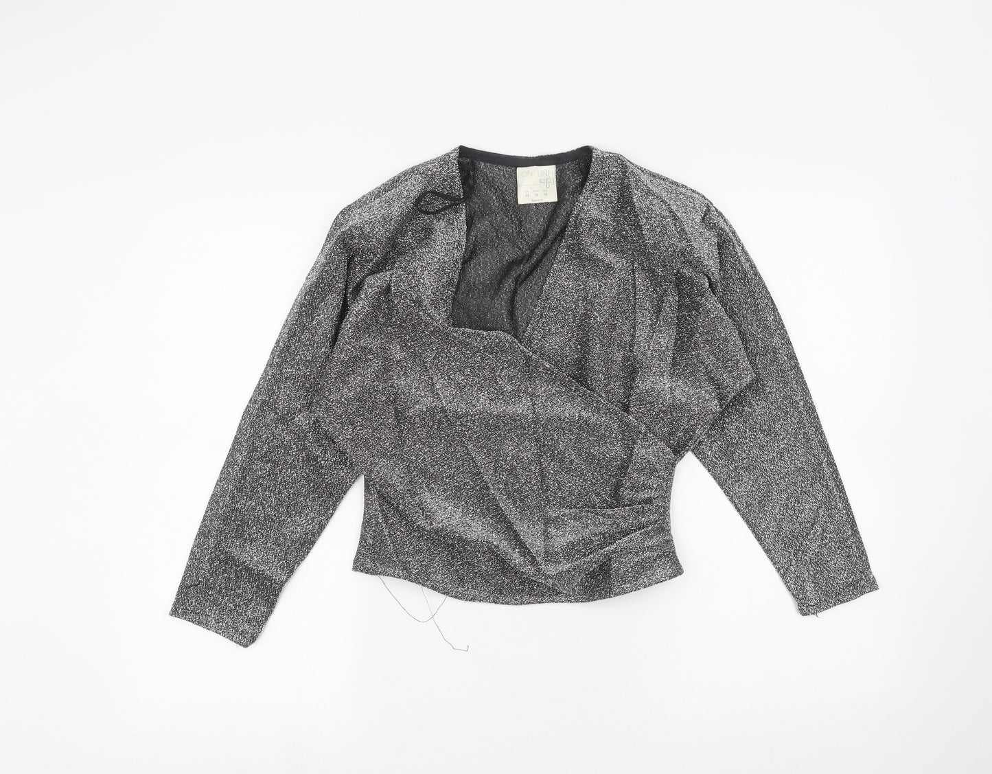 on line Womens Silver   Basic T-Shirt Size 12