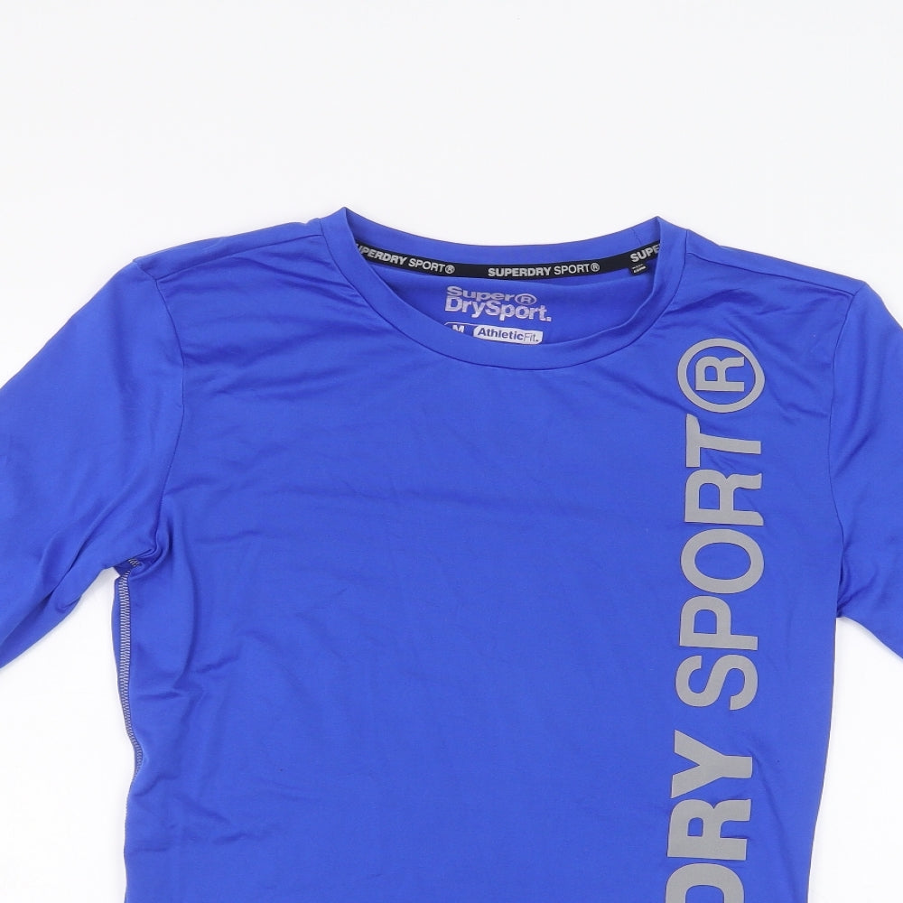 Superdry Mens Blue   Basic T-Shirt Size S