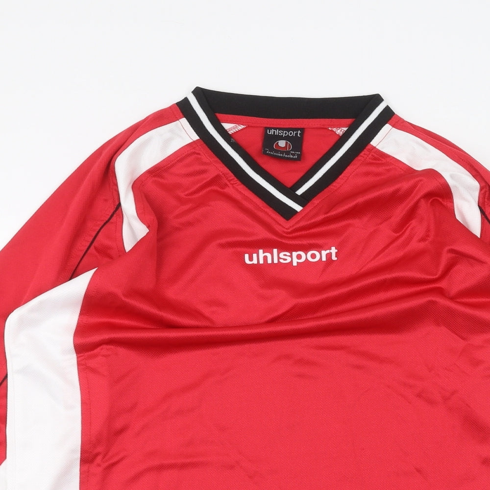 Uhlsport Mens Red    T-Shirt Size M
