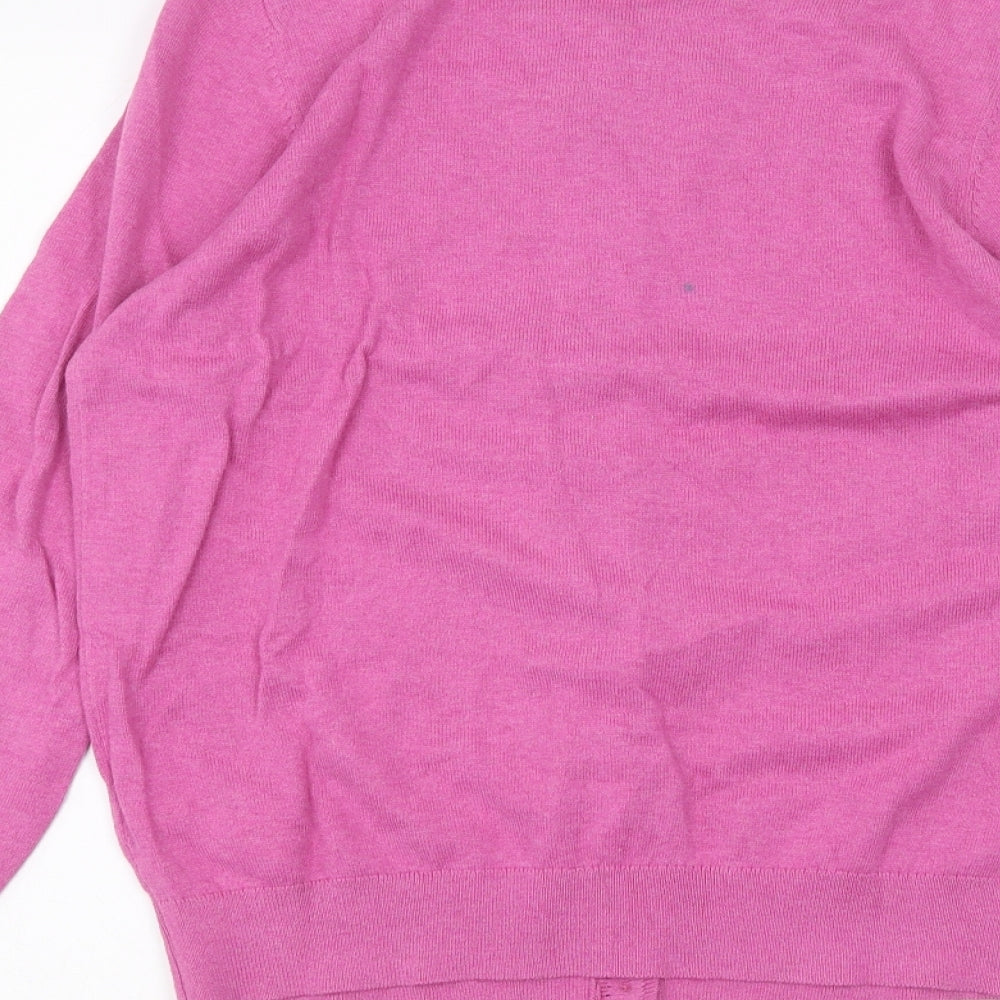 Marks and Spencer Womens Pink   Basic T-Shirt Size 10