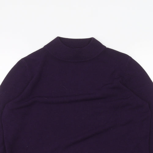 Marks and Spencer Womens Purple   Basic T-Shirt Size 8
