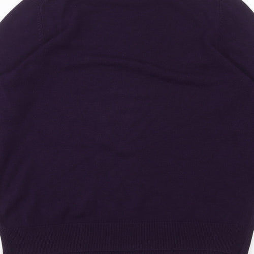 Marks and Spencer Womens Purple   Basic T-Shirt Size 8