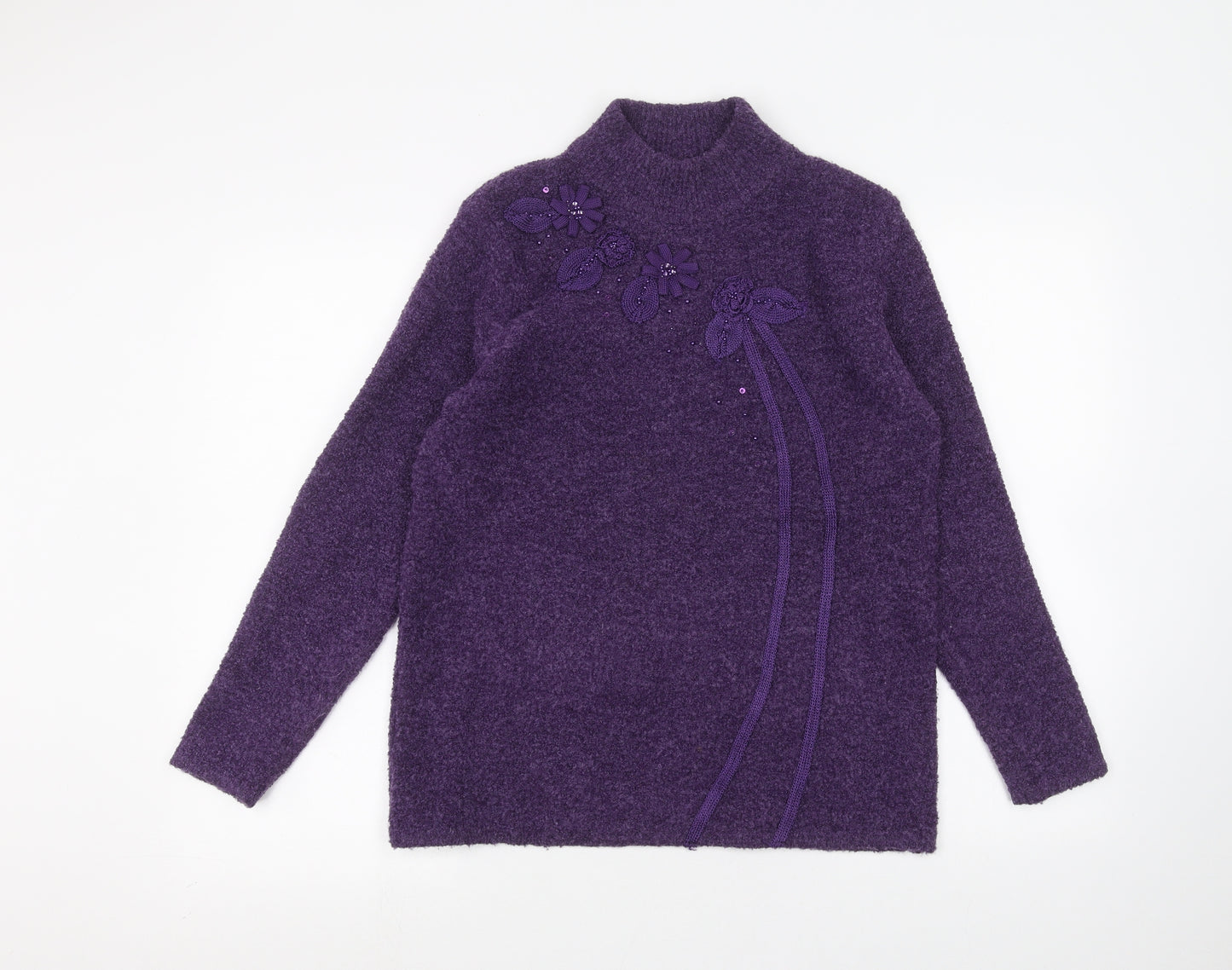 fay louise Womens Purple   Pullover Jumper Size S