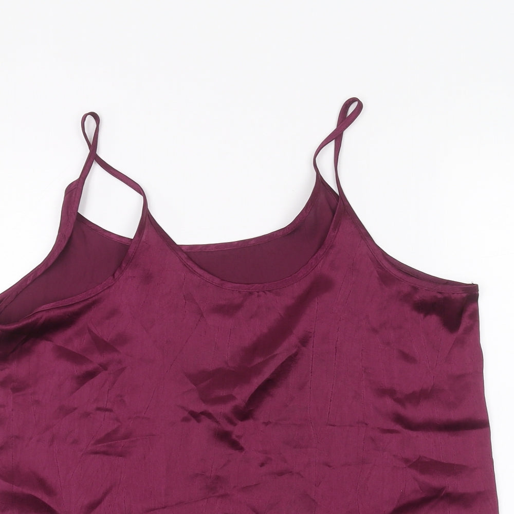 stmichael Womens Purple   Basic T-Shirt Size 14