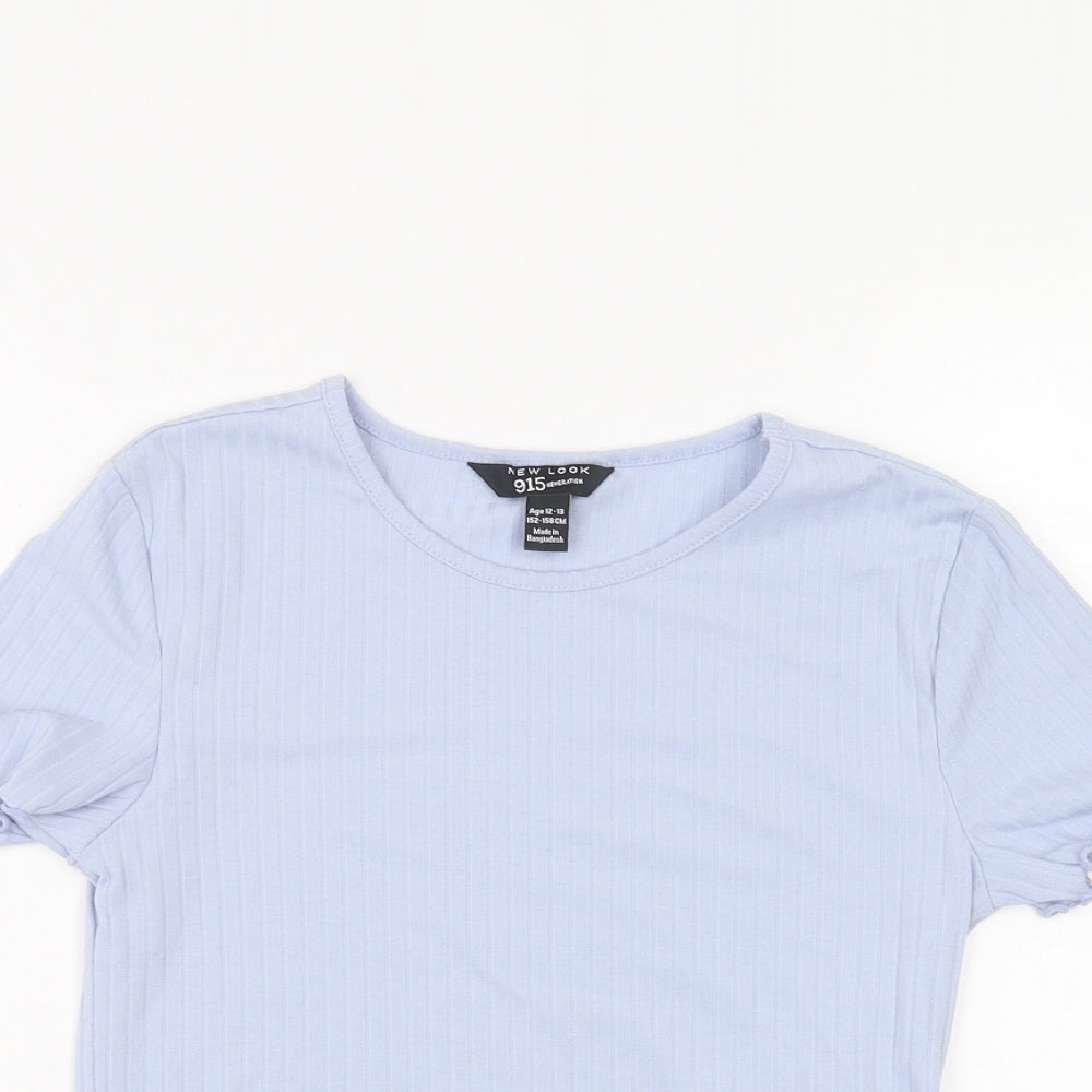 New Look Girls Blue   Basic T-Shirt Size 12-13 Years