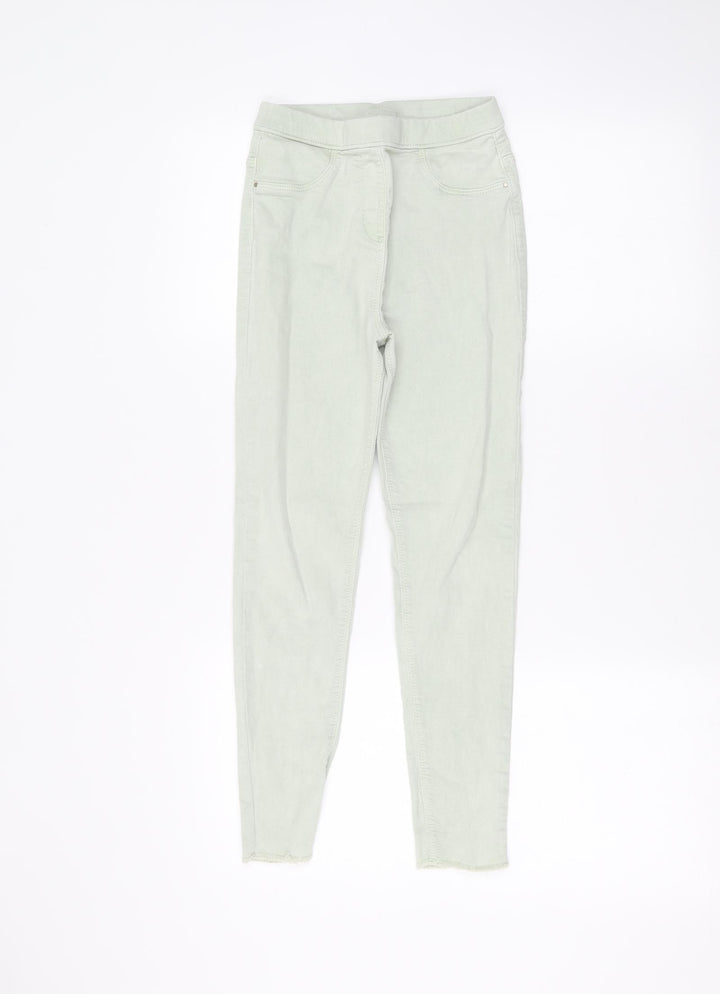 George Girls Green Skinny Jeans Size 9-10 Years