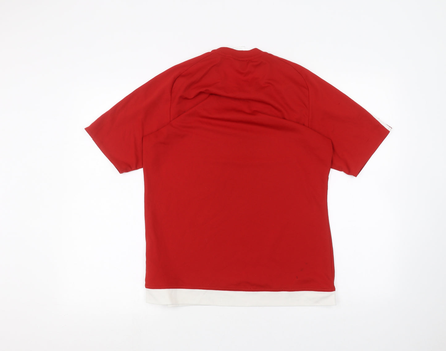 adidas Mens Red    T-Shirt Size M