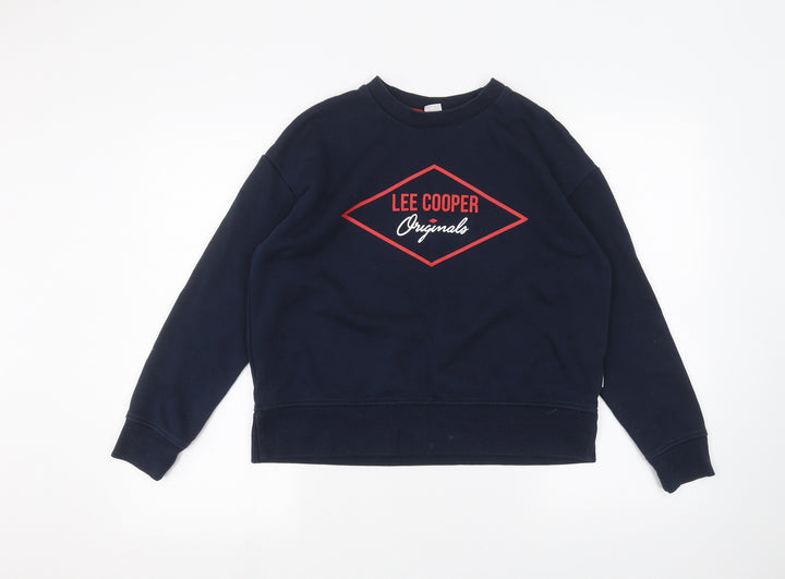 Lee Cooper Womens Blue Pullover Jumper Size 12