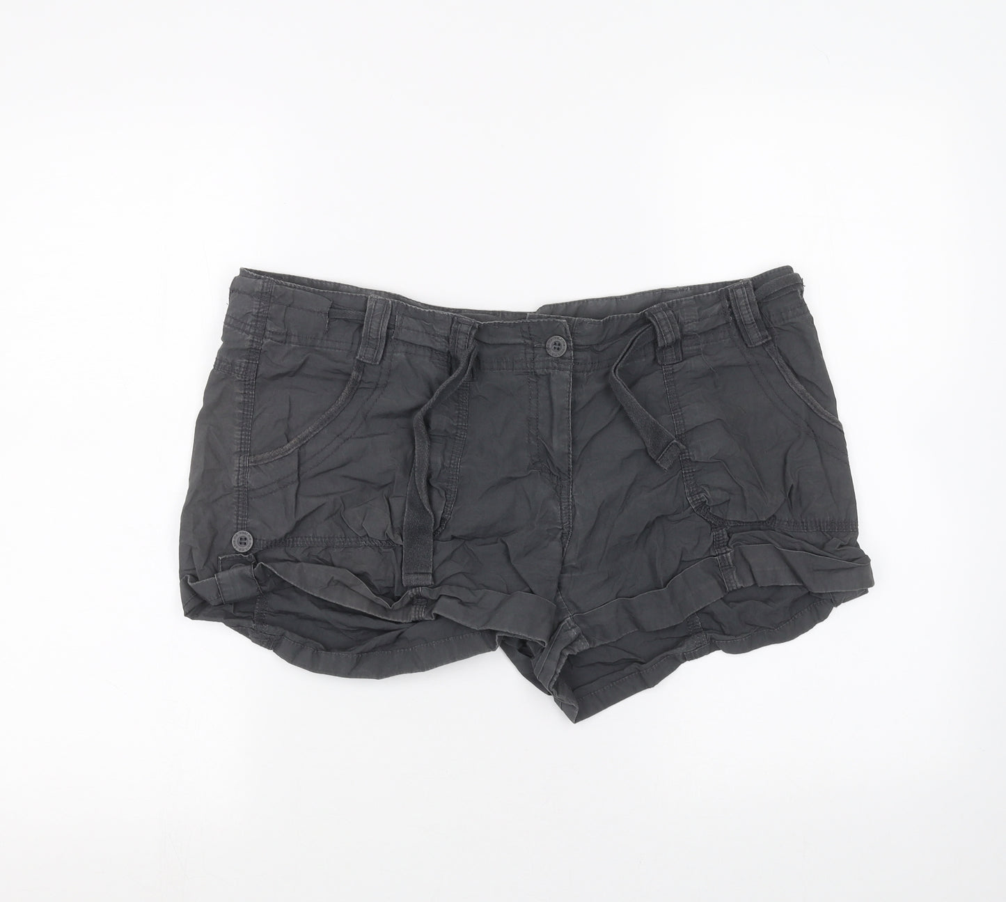 New Look Womens Black   Chino Shorts Size 14