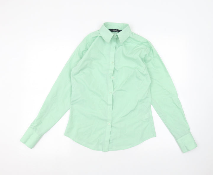 Premier Womens Green   Basic Button-Up Size 6
