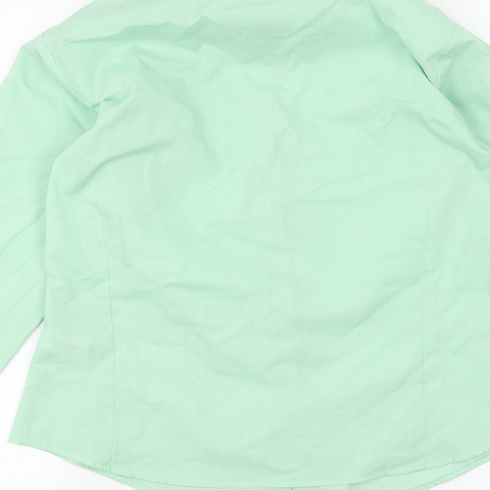 Premier Womens Green   Basic Button-Up Size 6