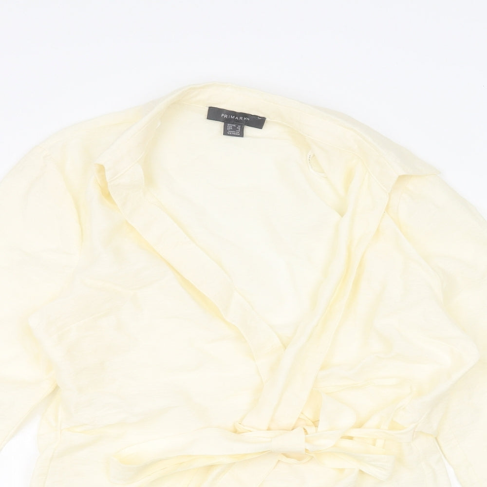 Primark Womens White   Basic Button-Up Size 12